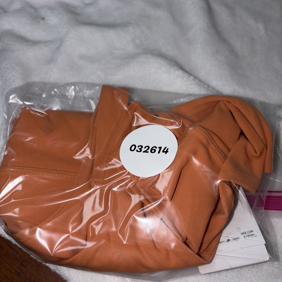 Nike Yoga Alate All U Infinalon Sports Bra Burnt Sunrise XXL Light Support Chic - Picture 8 of 8